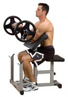 Body Solid PowerLine Preacher Curl Arm Curling Bicep Bench PPB32